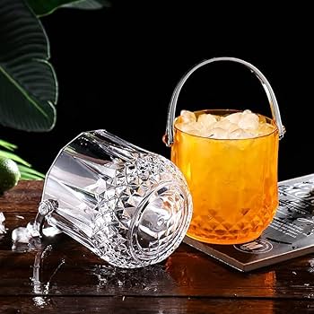 Amazon | HEHW アイスペール 氷入れ クリア トング ハンドル付き